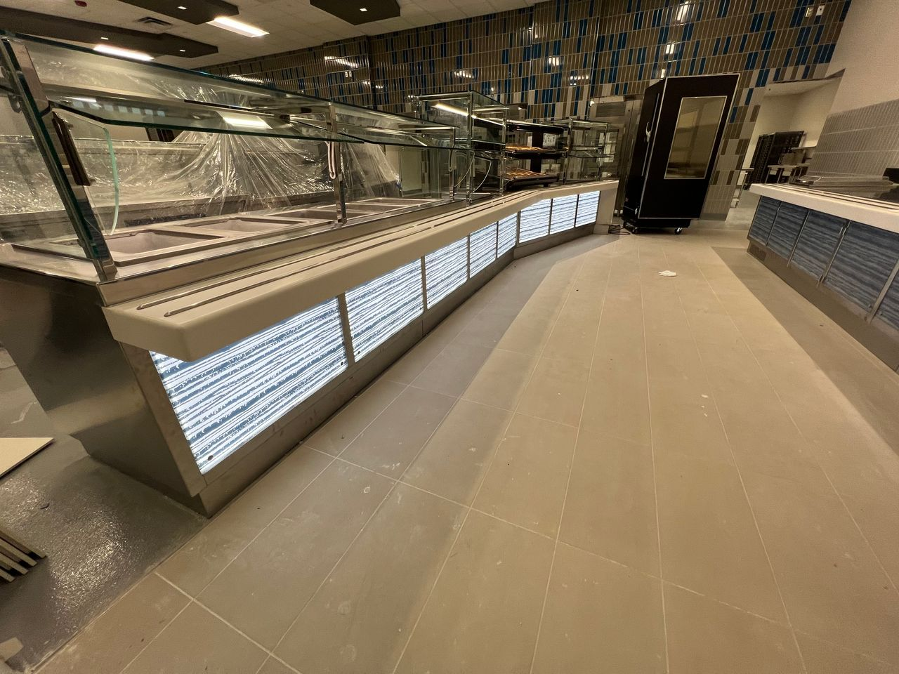 LED serving counter